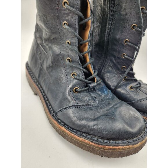 Patrizia PePe boots Blue EU 34 US 4 - Picture 4 of 11